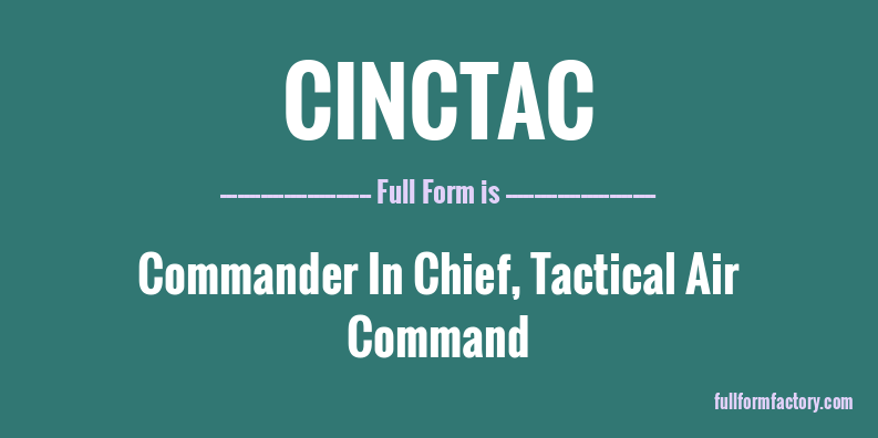 cinctac-full-form