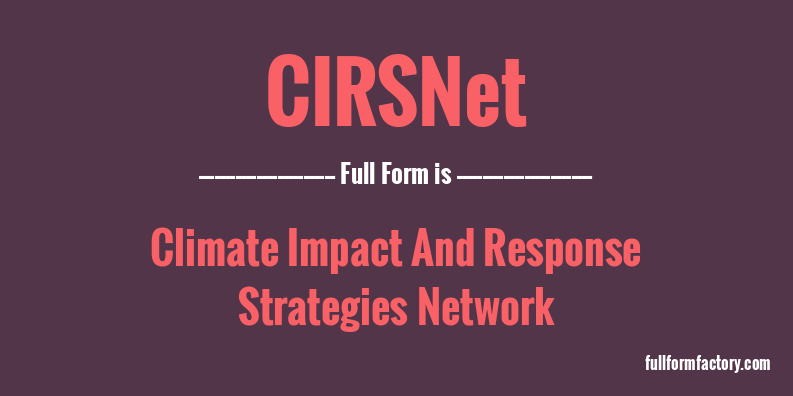 cirsnet-full-form