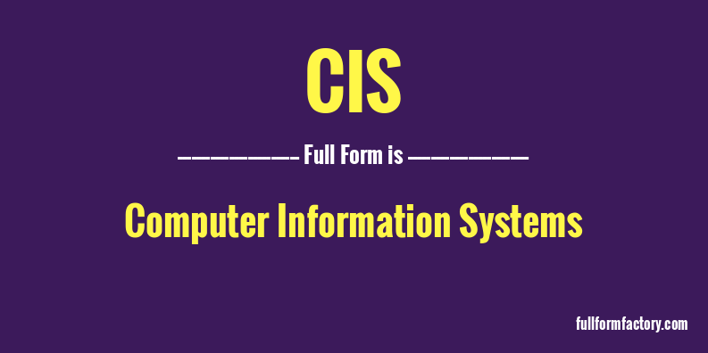 cis-full-form