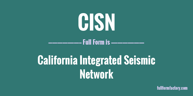 cisn-full-form