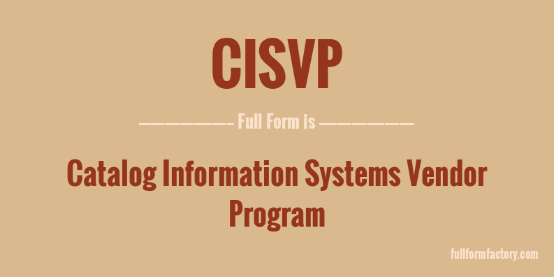 cisvp-full-form