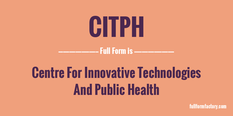 citph-full-form