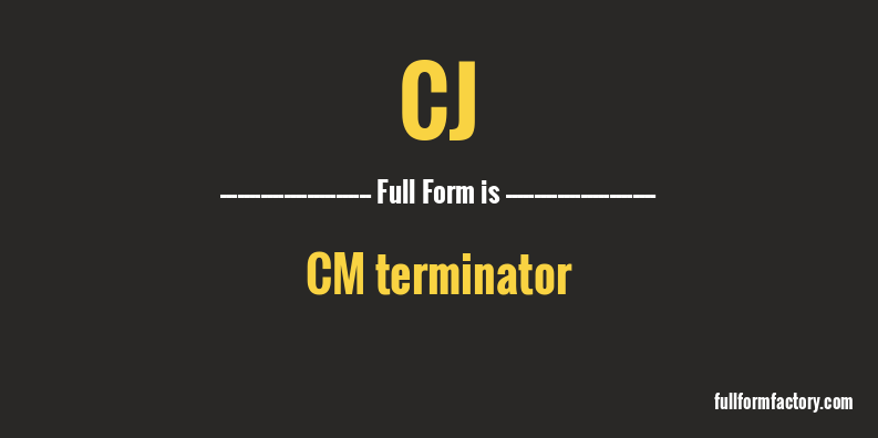 cj-full-form