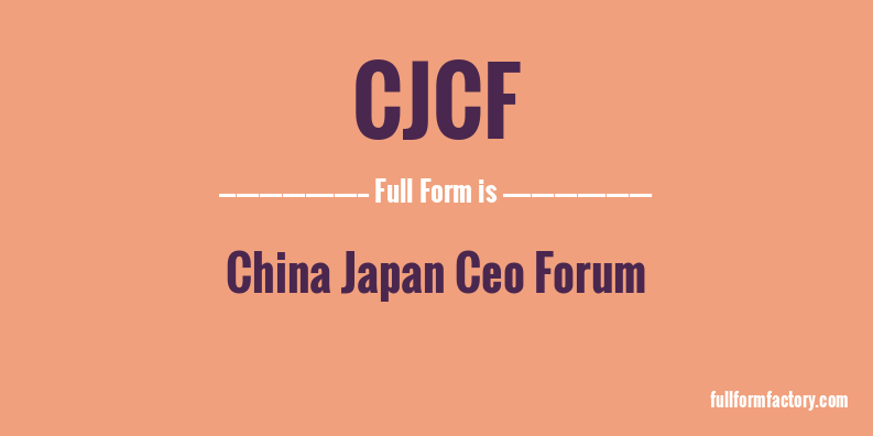 cjcf-full-form
