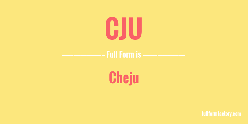 cju-full-form