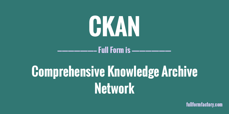 ckan-full-form