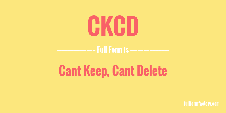 ckcd-full-form