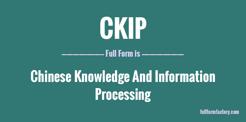 ckip-full-form