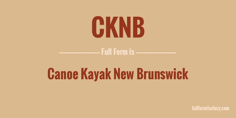 cknb-full-form