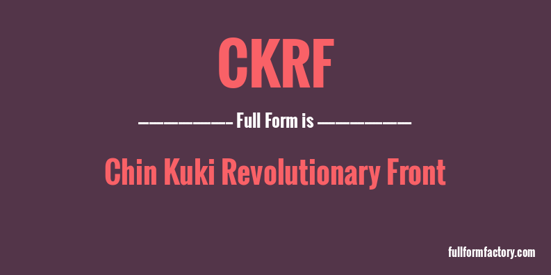 ckrf-full-form