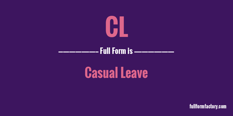 cl-full-form