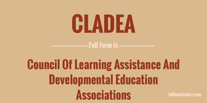 cladea-full-form
