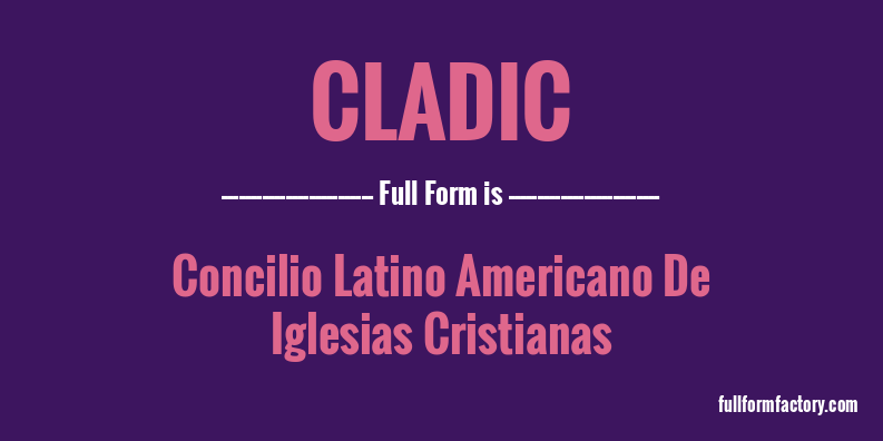 cladic-full-form