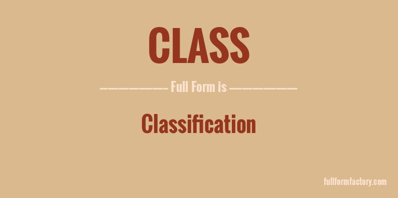 class-full-form