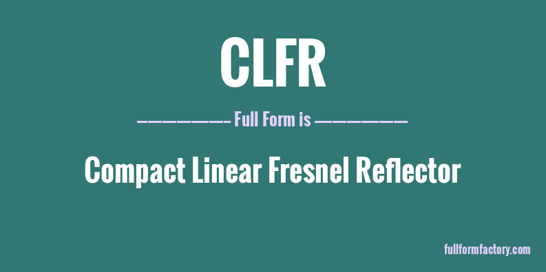 clfr-full-form