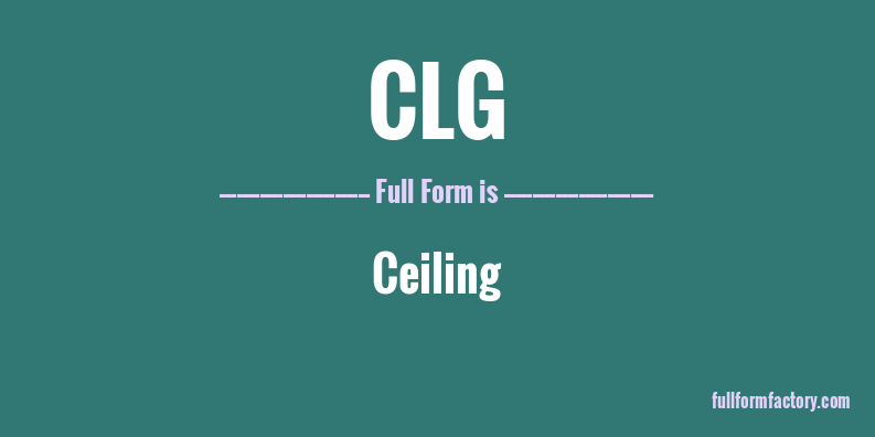 clg-full-form