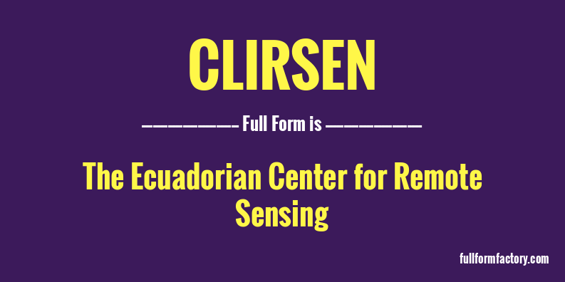 clirsen-full-form