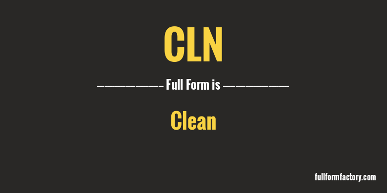 cln-full-form