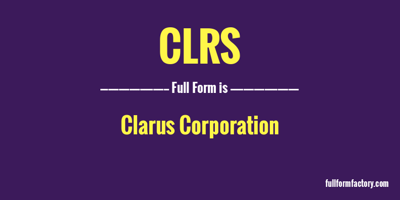 clrs-full-form