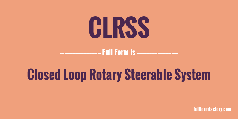 clrss-full-form