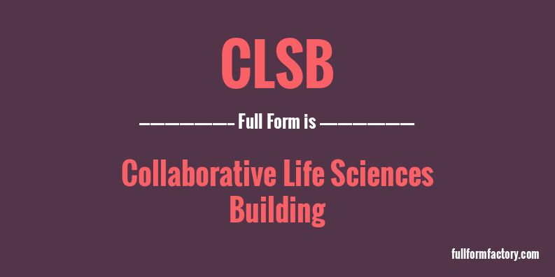 clsb-full-form