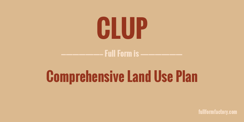 clup-full-form
