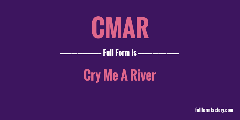 cmar-full-form