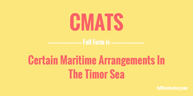cmats-full-form