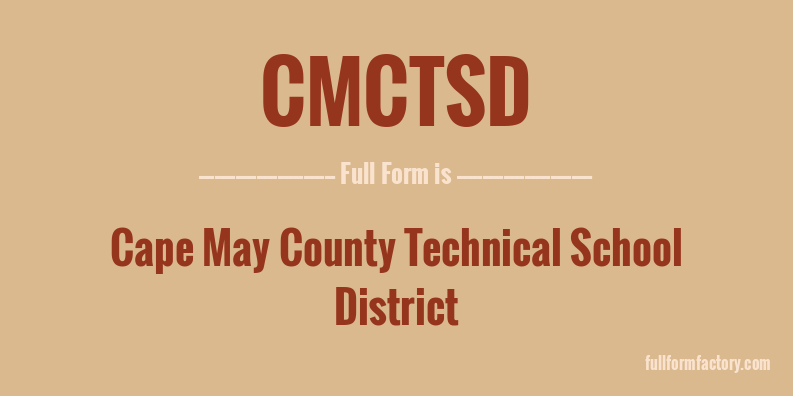 cmctsd-full-form