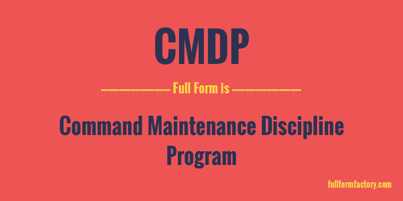 cmdp-full-form