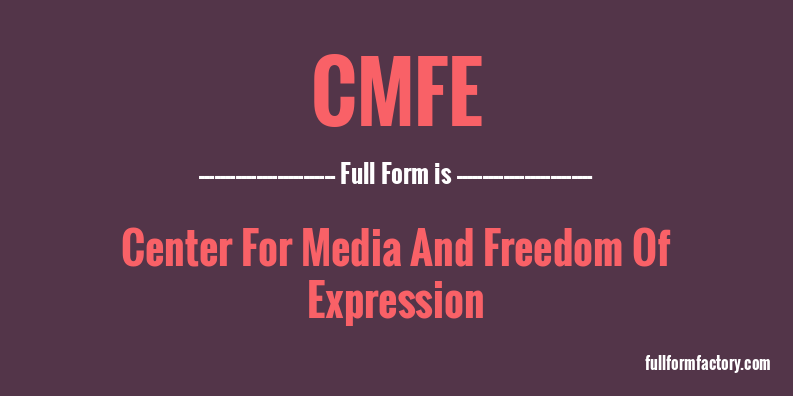 cmfe-full-form