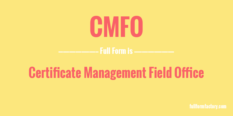cmfo-full-form