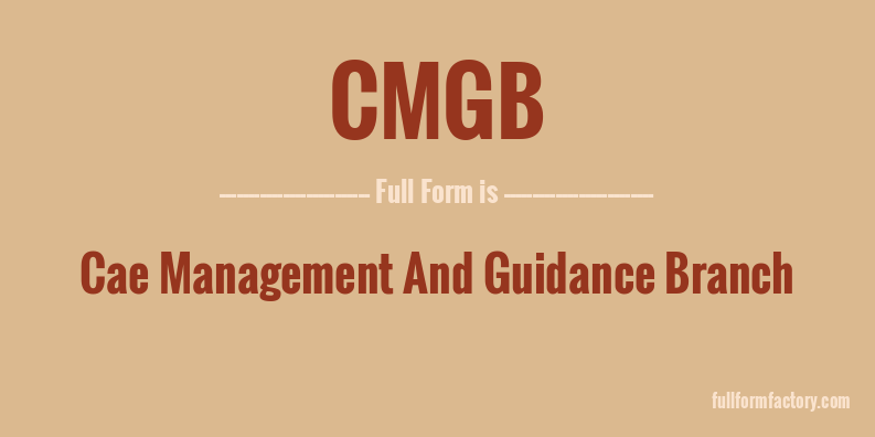 cmgb-full-form