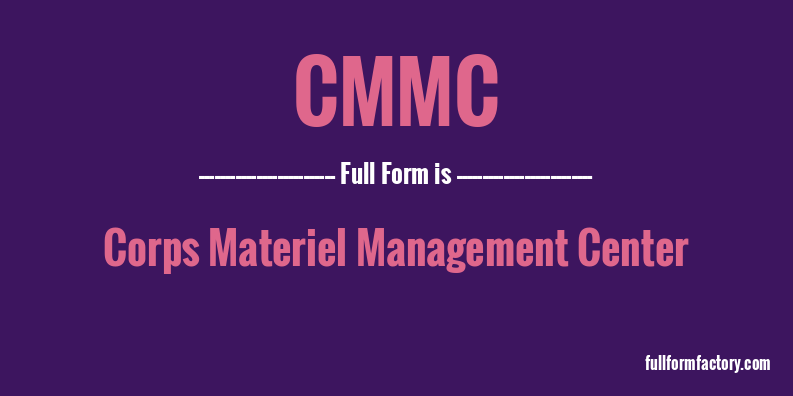 cmmc-full-form