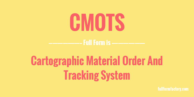 cmots-full-form