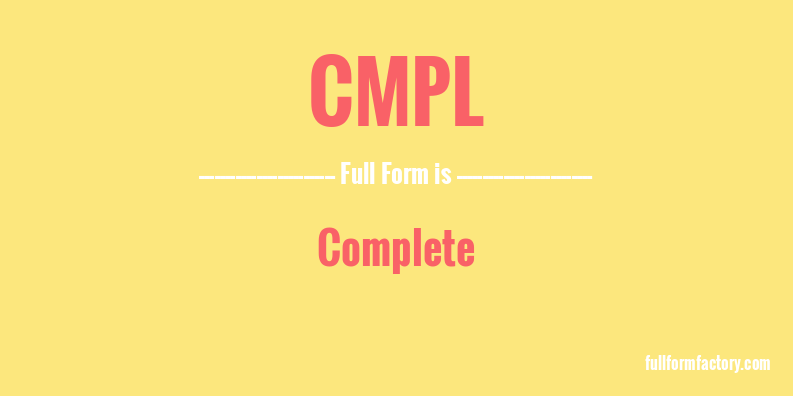 cmpl-full-form