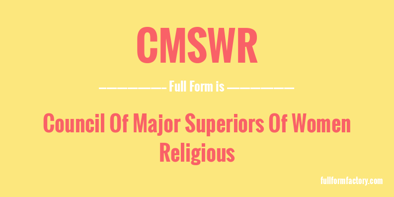 cmswr-full-form