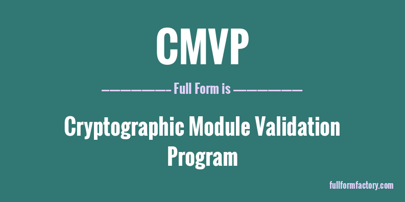 cmvp-full-form
