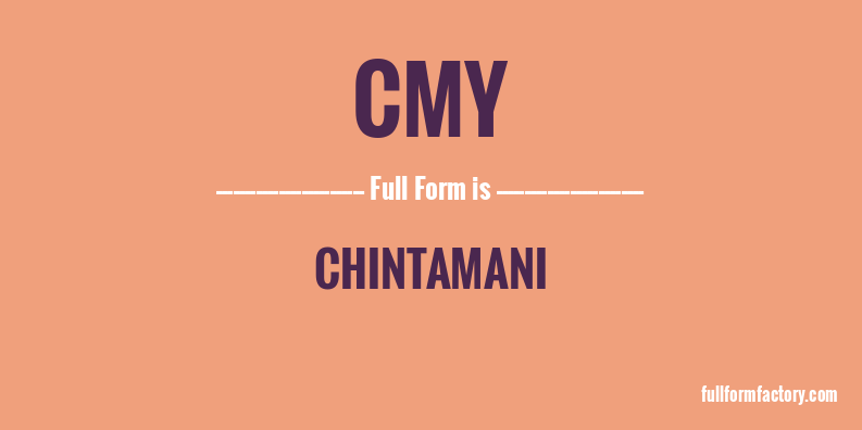 cmy-full-form