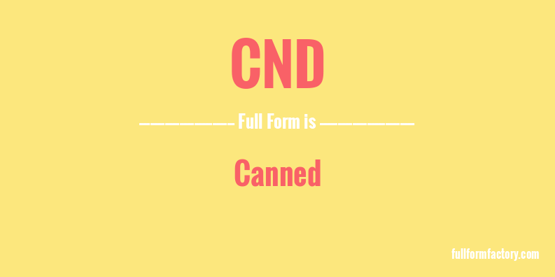cnd-full-form