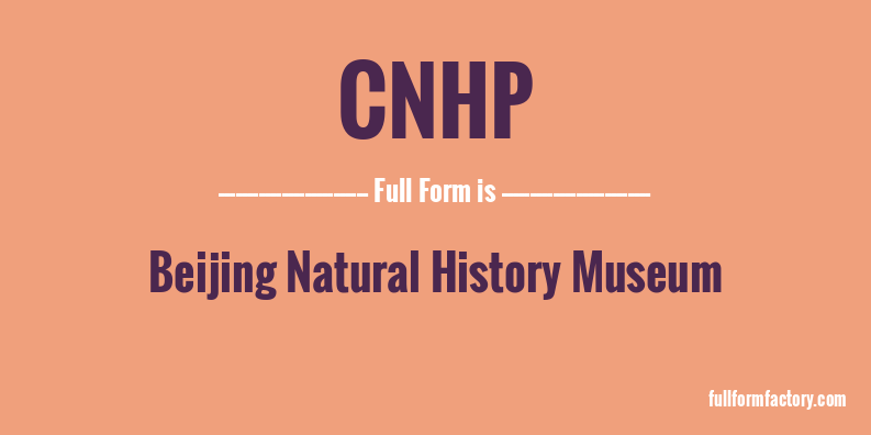 cnhp-full-form