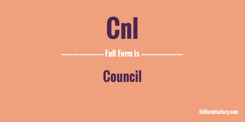 cnl-full-form