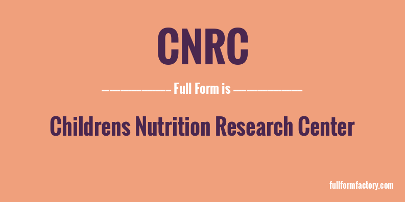 cnrc-full-form