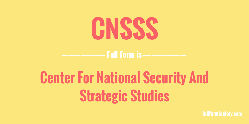 cnsss-full-form