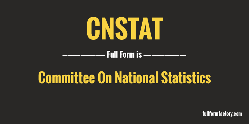 cnstat-full-form