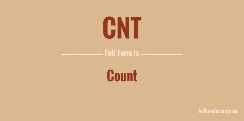 cnt-full-form