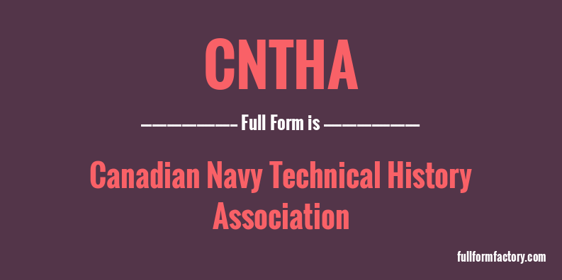 cntha-full-form