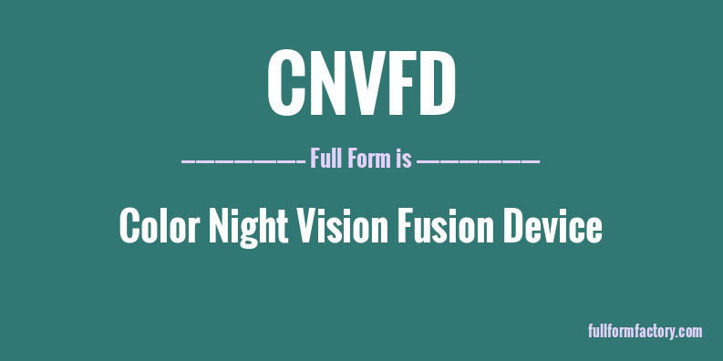 cnvfd-full-form