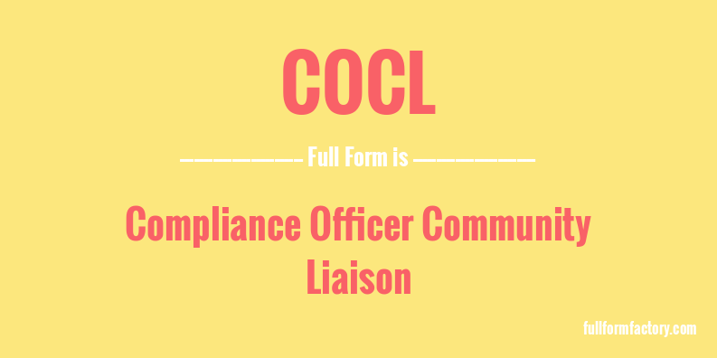 cocl-full-form