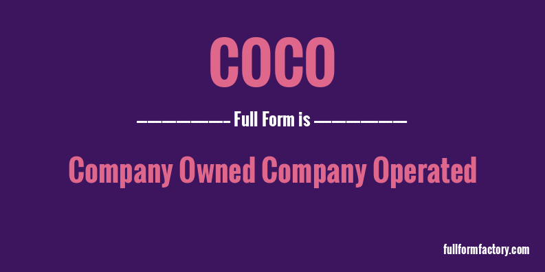coco-full-form